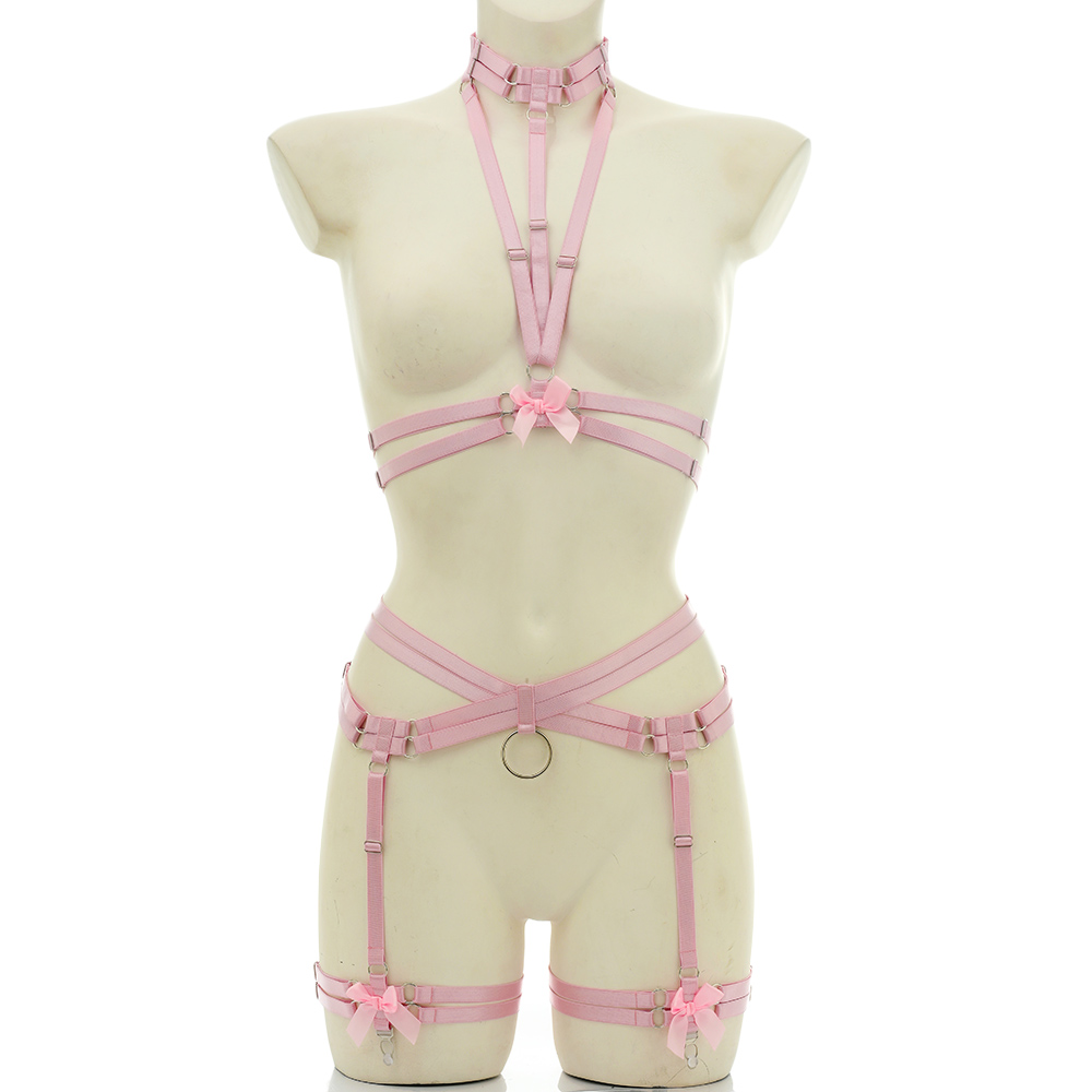 Elastische bondage harnas riem - Garter Belt Set recensie en prijs