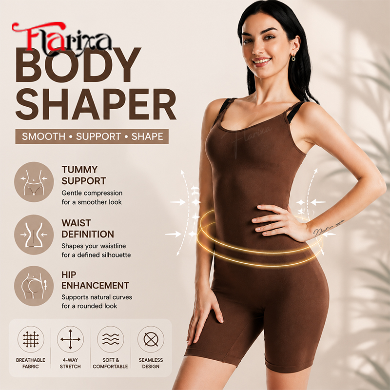 Flarixa Dames Naadloze Body Sh - Shapewear Bodysuit Firm recensie en prijs