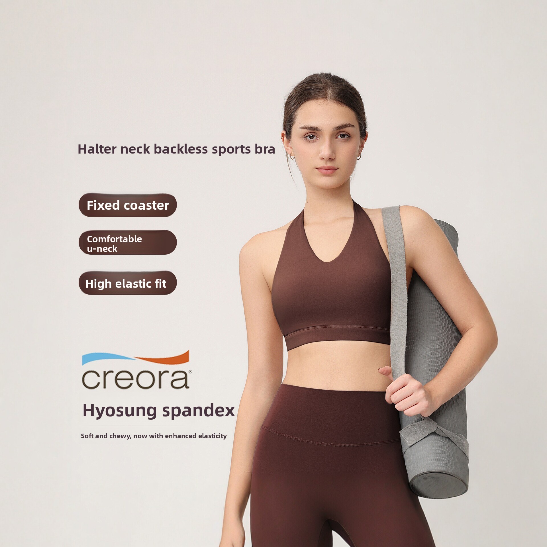 Dames halter sportbeha met vas - Push Up Bra Padded recensie en prijs